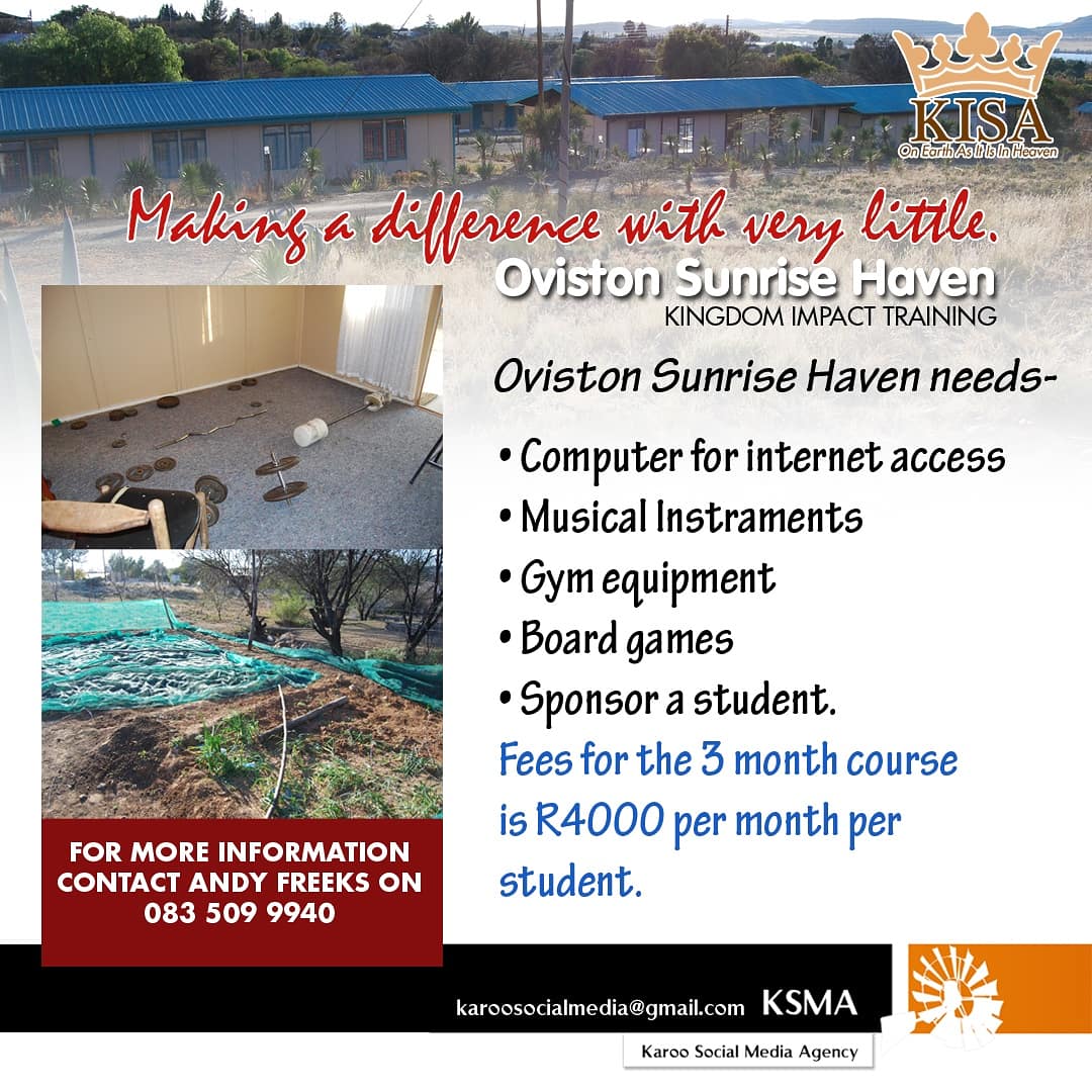 Giving hope for the youth in Oviston, Eastern Cape

#Donations #youthleadership #youthleader #karoo