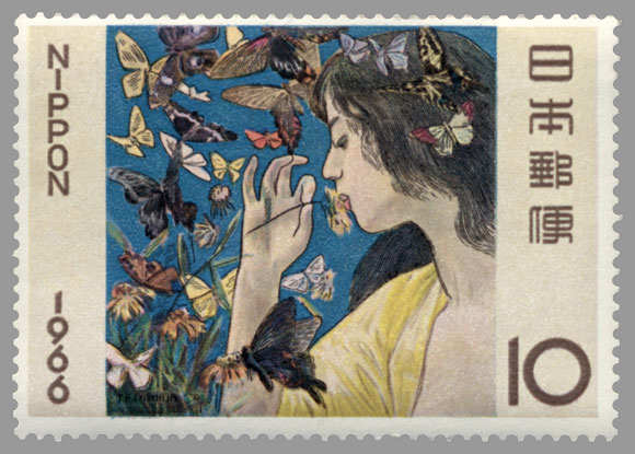 muik99 蝶の絵画いろいろあるけど、美術的な寓意や隠喩より、美術を