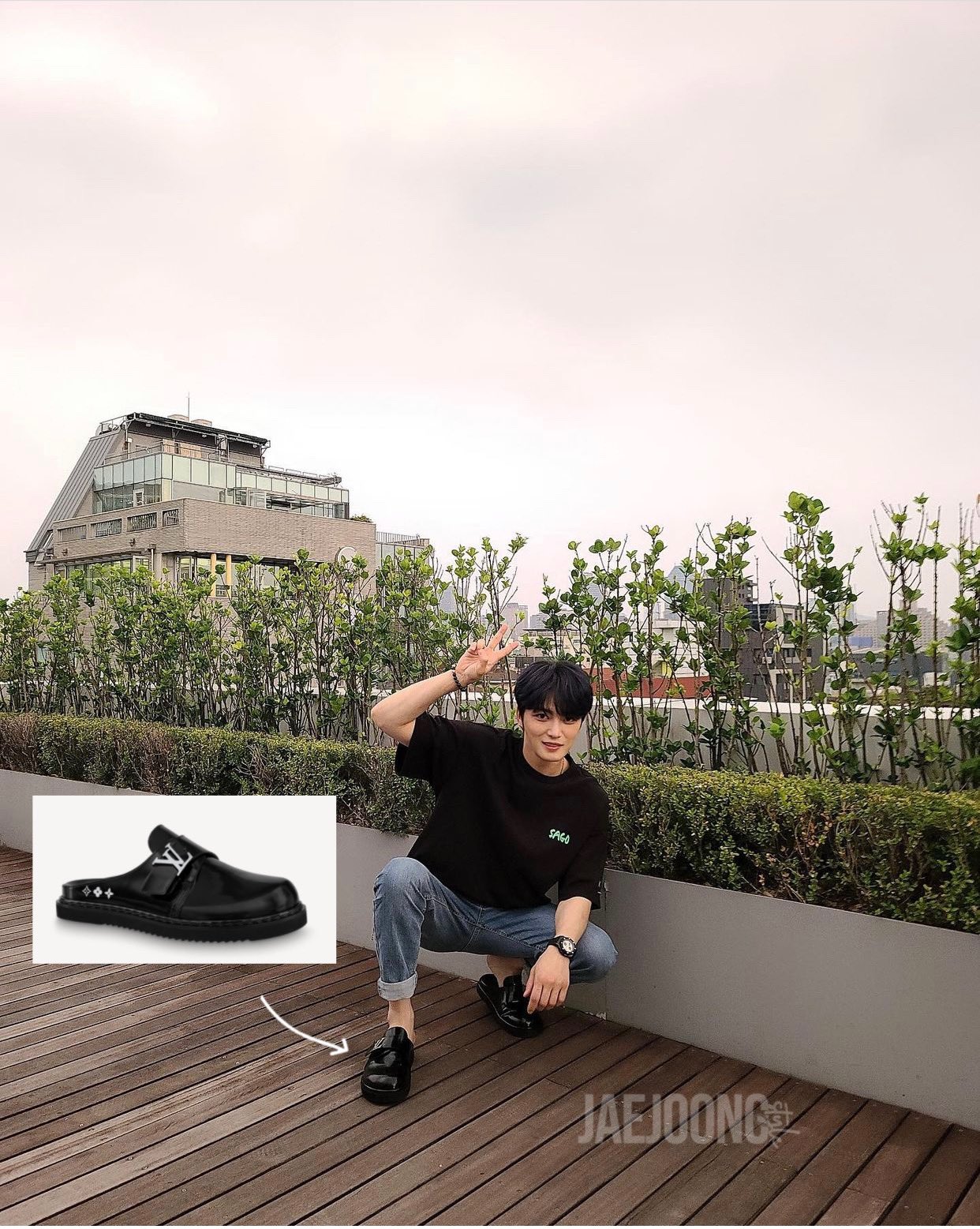 jaejoongstyle on X: LOUIS VUITTON LV EASY MULE 🧾 ₩1,340,000