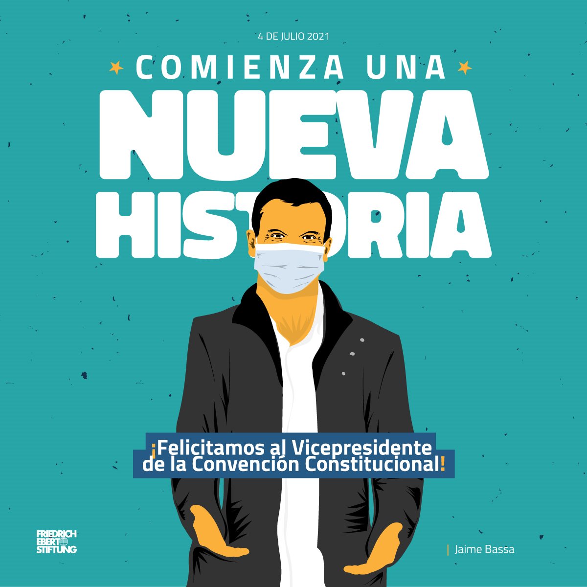 FESChile's tweet photo. ¡Mari mari kom pu che y felicitaciones por la instalación de la Convención Constitucional!

Un momento histórico para el país y un hito a nivel internacional, con la elección de Elisa Loncon como presidenta. https://t.co/R6xs2AWzW4