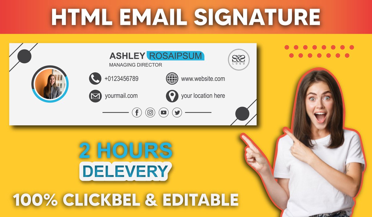fazle_sheikh's tweet photo. professional clickable HTML email signature
https://t.co/vyAUm8tEhb

#graphicdesigner #emailsignature
#graphicdesigner #design #html 
#email https://t.co/ZhRoVOMa6g