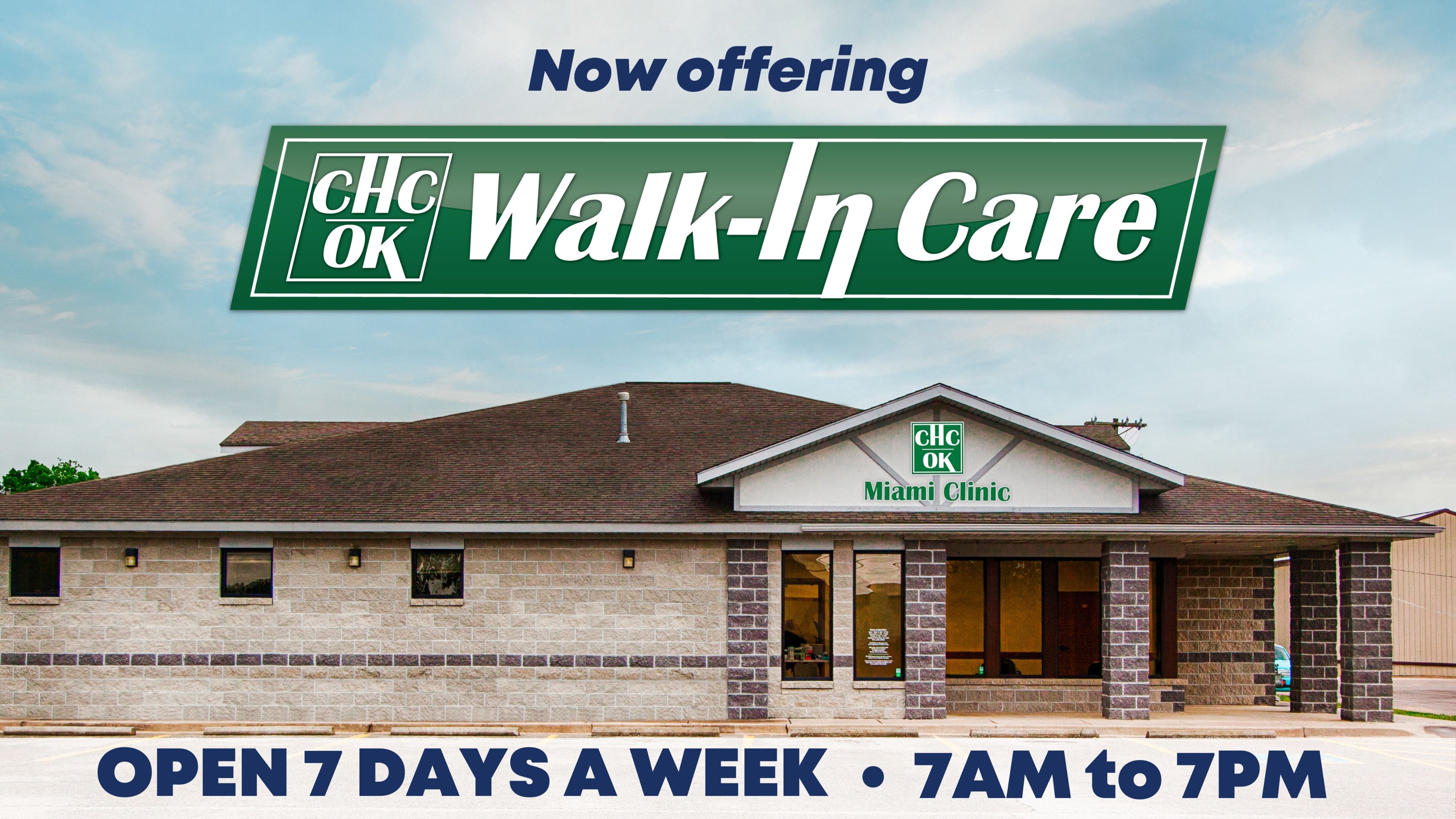 Chc Sek On Twitter Illnesses And Injuries Can Happen At Any Time And Community Health Center Of Oklahoma Chc Ok In Miami Located 106 Nw Veterans Boulevard Now Has Walkincare Available 7 A M To