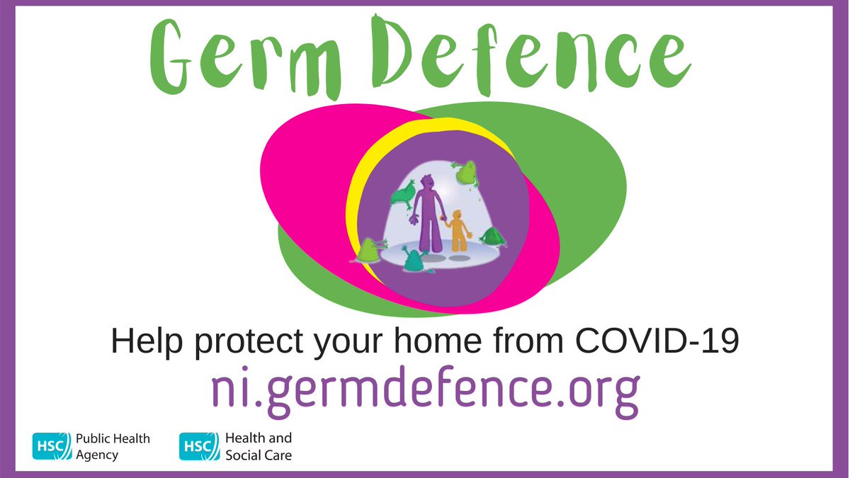 publichealthni's tweet photo. Find out how to help protect yourself and your home from COVID-19 at https://t.co/INZIEirzwL in just 10 minutes. 

The ideas and advice in Germ Defence can form habits to help protect you and your community from coronavirus and other germs in the future.

#germdefence #covid19 https://t.co/dTr2iRlczs