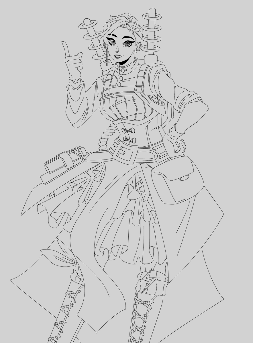 Sgt_Chuckles's tweet image. More of my Magiscientist! Couldn't finish this because my trial expired, but I managed to draw this using Adobe Animate/Flash (with some small edits in CSP). Fairly happy considering it was my first time using Animate! #DFanart