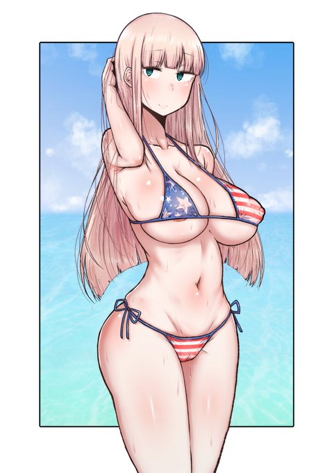 【NSFW/R18】星条旗ビキニってやつ 
