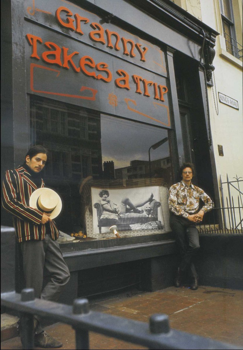 Back when Chelsea was hip, Granny Takes a Trip was the 60’s boutique to be seen in. 

That was then this is now: Granny Gets a Grip is the hip replacement.

#chelseapensioners #kingsroad #swinging60s #hipsters