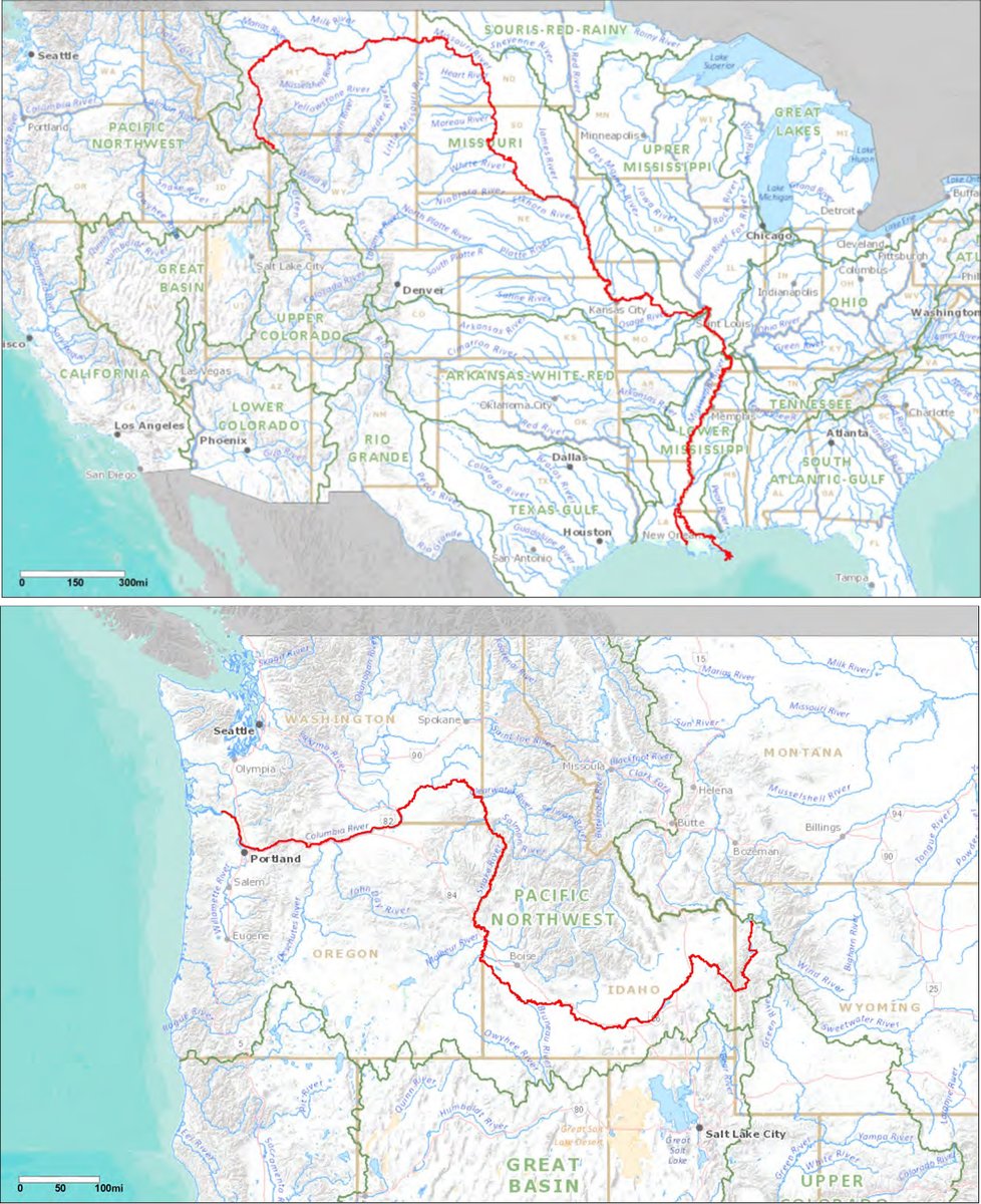 USGSVolcanoes's tweet photo. Yellowstone’s hot spring waters ultimately flow for thousands of miles before entering the ocean. But which ocean?  #Yellowstone #CalderaChronicles goes with the flow today, and brings you along for the ride!

https://t.co/bSr4V566HG https://t.co/8CjJrLvNkv