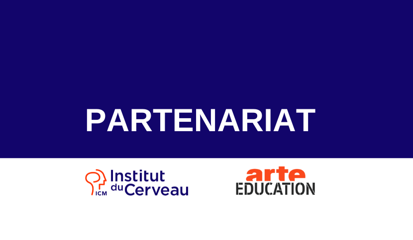 InstitutCerveau's tweet photo. L’@InstitutCerveau est fier d’annoncer sa collaboration avec #ARTEEducation, dans le cadre d’un partenariat pédagogique visant à sensibiliser les jeunes aux neurosciences. #neurosciences @EducARTEfr @ARTEfr  Plus d'infos ici : https://t.co/mftzH6wVrV https://t.co/kn77iBfnsx