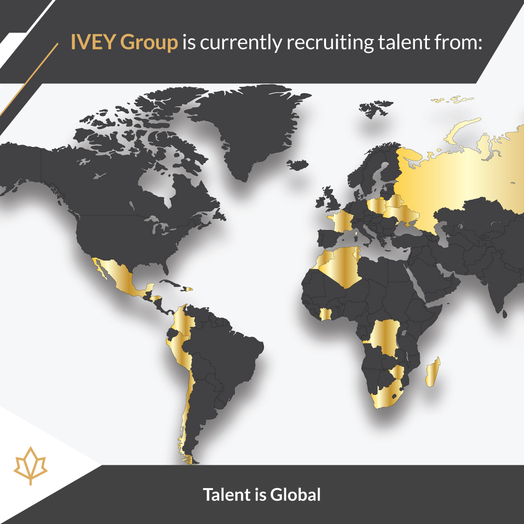 group_ivey's tweet photo. At #IVEYGroup, we believe that #TalentIsGlobal
Our expert #InternationalRecruiters scour the globe searching for incredibly skilled, educated, & qualified #workers that exceed your hiring needs.
Learn how you can #RecruitDifferently with IVEY: https://t.co/QJg1nSBBfs https://t.co/XhPkU8XAAt