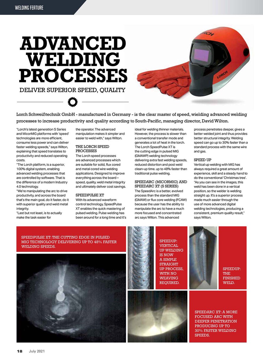 WESS_Welding's tweet photo. Today's cutting edge, Advanced Welding Processes for Solid and Flux Cored wires deliver superior welding speed and quality.😀 https://t.co/EMjVFgs3J5