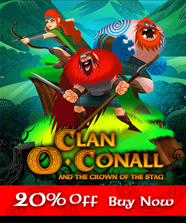 Only 3 (and a half!?) days left on the Steam Sale. 

A non-solicitous reminder that Clan O'Conall is 20% off until Wednesday! 

bit.ly/2T81JJo

#SteamSummerSale #steamsummersale2021 #SteamDeals #indiegame #indiegame #IndieGameDev #madewithunity #unity2d