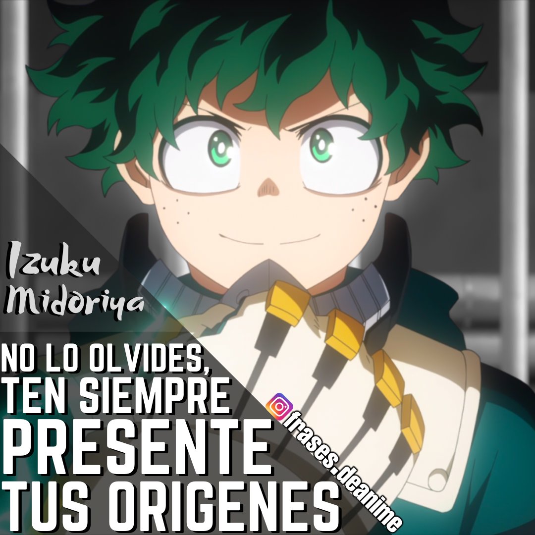 Frases de Boku no Hero Academia - Animedia