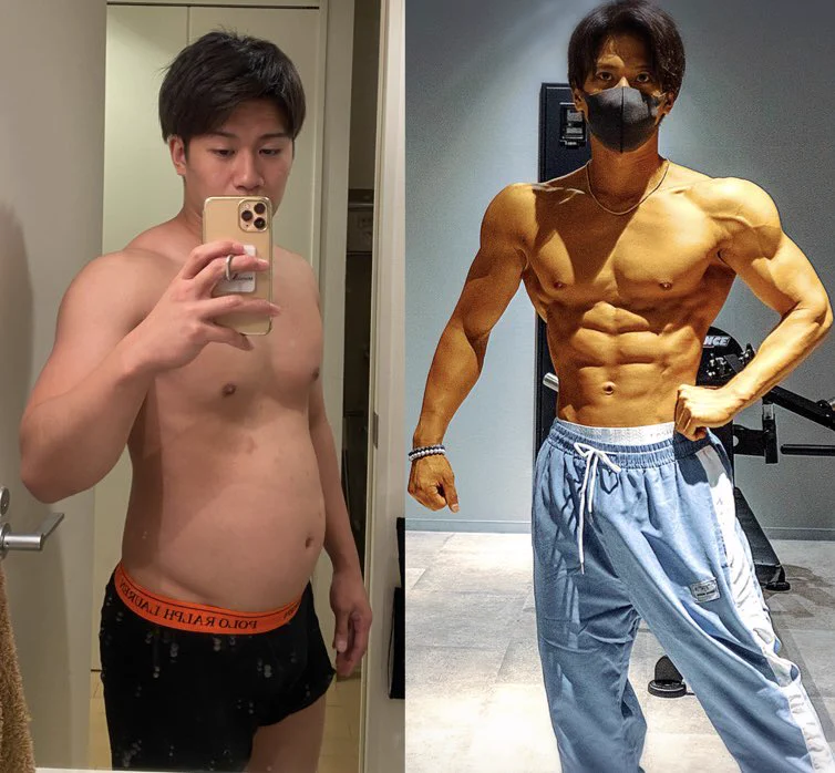 人は1年あれば十分変われる！！肉体改造のビフォーアフターが凄い！