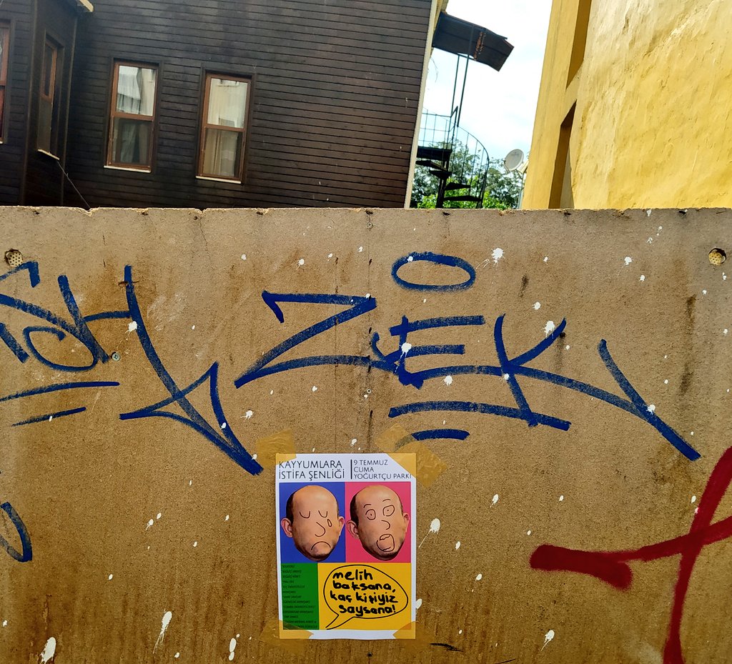 Boğaziçi direnişimizin 6. ayında "Kayyumlara istifa şenliği"nde buluşuyoruz! 

Direnenlerin buluştuğu şenlikte müzikten pankart yapımına, Melih uçurtmasından açık mikrofona kadar her şey var. Sen de katıl Kayyumları yollayalım. 😎

📍Kadıköy/Yoğurtçu Parkı
🗓️9 Temmuz Cuma