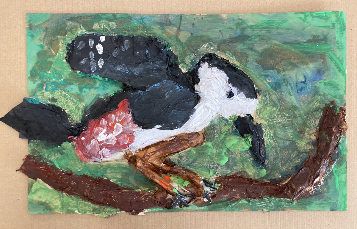 DarrellWakelam's tweet photo. Here’s some of the amazing birds created today by the kids from St. Catherine’s Primary in Wimborne, all ages were involved but I love this selection from Reception and Year 1 kids! Outstanding. @StCathWimborne 
https://t.co/28aN3vN8fg https://t.co/wCzVaGfAad