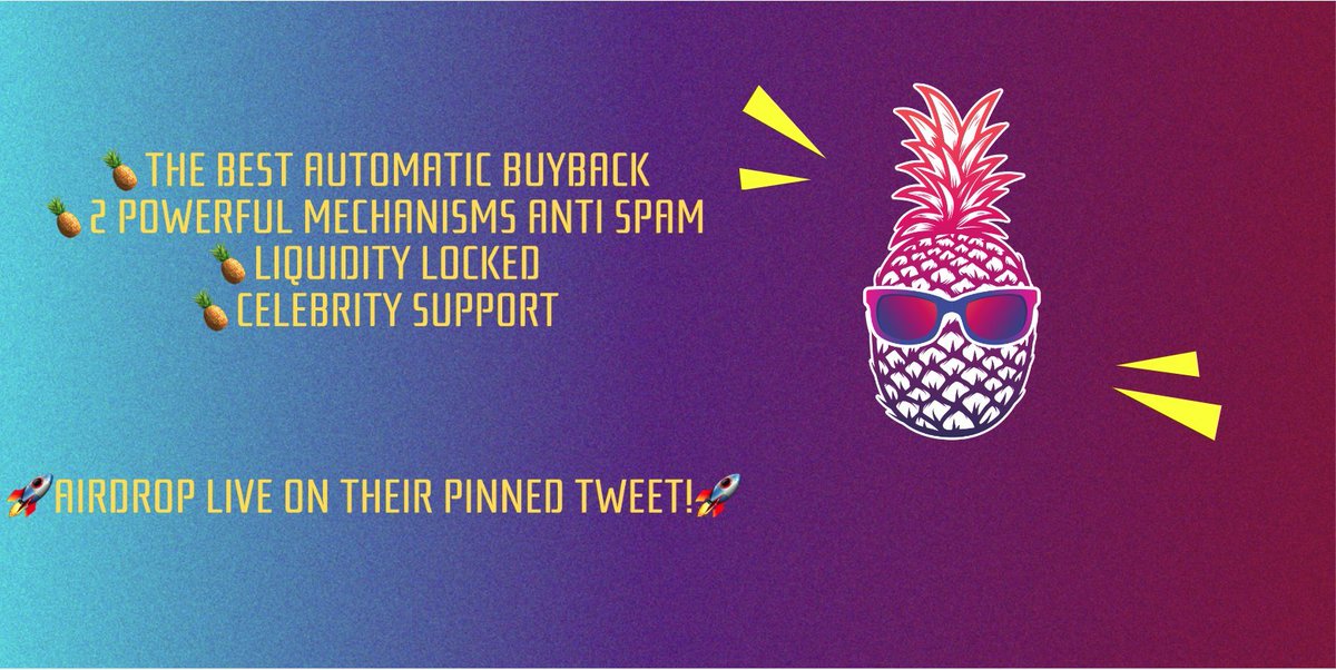 Bsc100x_gems's tweet photo. NEW HOT BSC GEM 💎🚀

@EverpineToken

🍍The Best Automatic Buyback
🍍2 powerful mechanisms anti spam
🍍Liquidity Locked
🍍Celebrity support

🧿Presale : Wednesday, July 7th

🌎Telegram: https://t.co/c6ODfqQHoI

#BSC #Presale #GEM https://t.co/gcMfrnCEoF