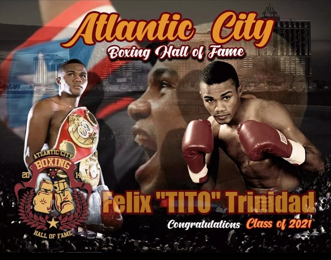 acbhof's tweet photo. ๐ Join us as we honor 2021 Inductee Felix "Tito" Trinidad
๐ The Atlantic City Boxing Hall of Fame 5th Induction Celebration Weekend will be held August 20th-22nd!!!
๐ Tickets on SALE at https://t.co/D0PyEyyg8y
#FelixTrinidad #Acbhof #AcBoxingHistory #AcNjBoxing https://t.co/d2MOMk45oq