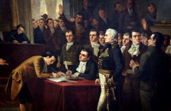 La firma del acta de independencia sentó las bases para la gran victoria de Carabobo, es por eso que también es parte de la celebración Bicentenaria. La historia Venezolana es de lucha, libertad, dignidad y soberanía 🇻🇪 #IndependenciaAyerYHoy @NicolasMaduro @HectoRodriguez