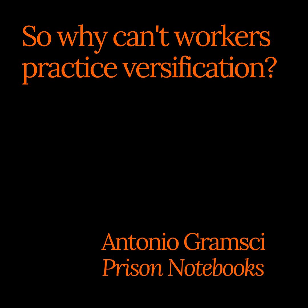 WorkerWriters's tweet photo. Our mission statement.
#AntonioGramsci #PrisonNotebooks #EssentialWorkers #FrontlineWorkers #poetry #haiku #amwriting https://t.co/pHftAKmR5S