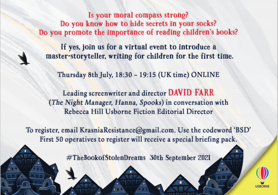 boyddenton1's tweet photo. Booksellers, It's not too late to register for our exciting launch event for The Book of Stolen Dreams this Thursday😀 #thebookofstolendreams https://t.co/ZDiISYEXSP