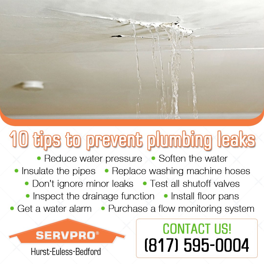 Leakage of any magnitude is not normal. Even a pinhole in supply lines is a sign of internal corrosion and a warning of the imminent bursting of pipes and severe flooding. In case of water damage caused by leaks, call us at (817) 595-0004. #waterrestorationcompanies