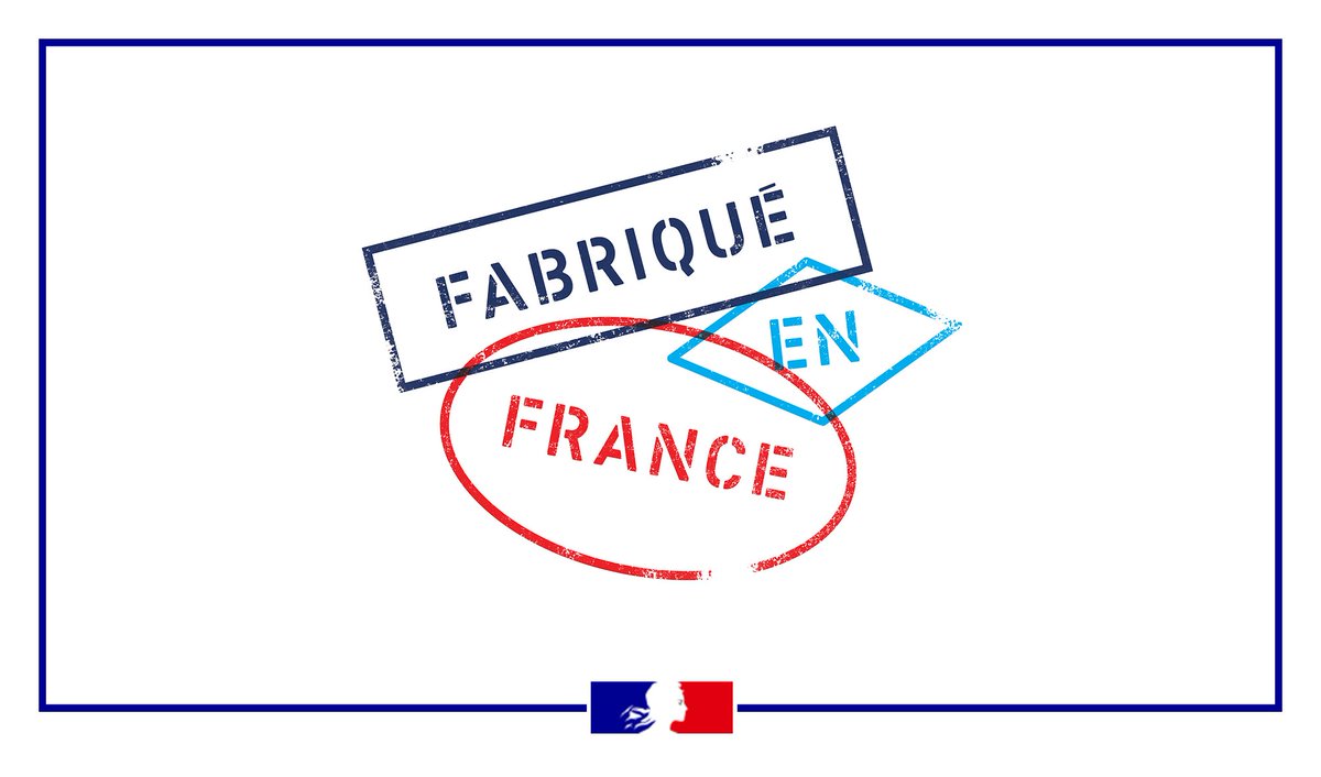 C'est quoi le #FabriquéEnFrance ? | C'est un marquage d'origine que les entreprises peuvent indiquer sur leurs marchandises. Cette mention signifie qu’à minima,une partie significative de la fabrication du produit a été réalisée en France.
👉bit.ly/Fabrique-en-Fr…
#FranceRelance