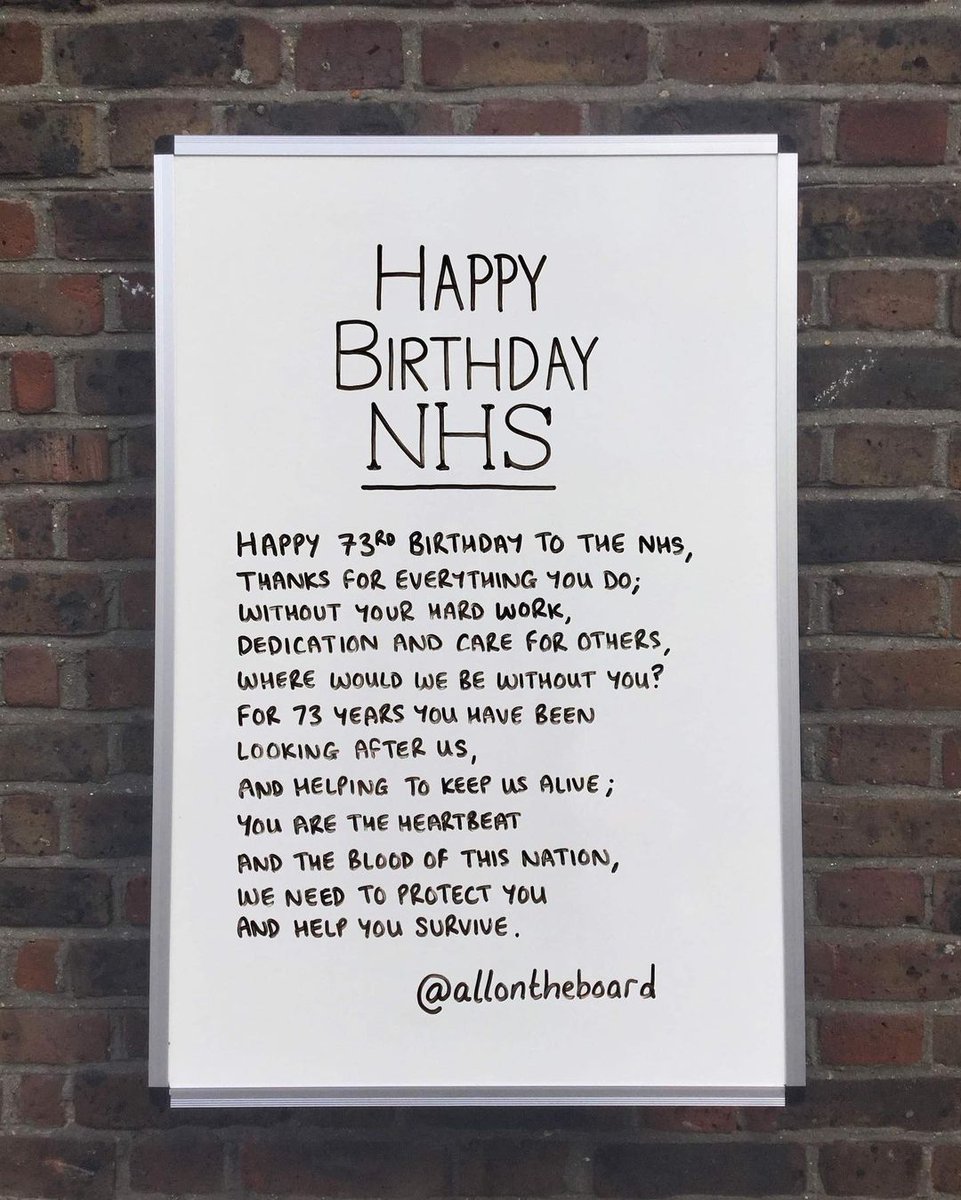 DIPDataCoach's tweet photo. Happy Birthday #NHS my first one working for this great organisation!! Too many more... #NHSBirthday #NHS73 @allontheboard @DGFTimprovement @DudleyGroupNHS https://t.co/7kGCFyPyJY