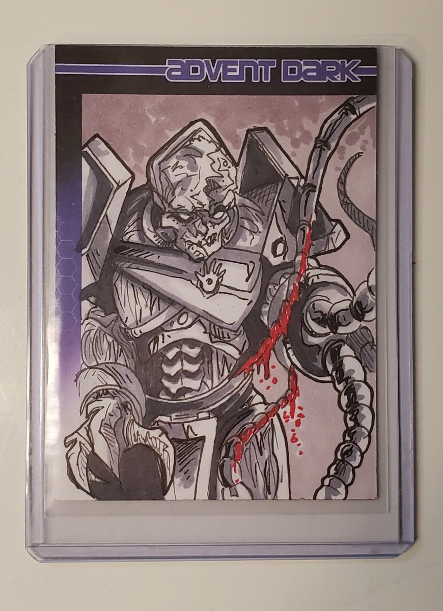 LenoxArtist's tweet photo. Hella Cool #lordsofthecosmos Umex Sketch card from my buddy @JDBIllustrator on his #adventdark @kickstarter project-! Thanks Jared, I really like this. https://t.co/mes2FMVPz2