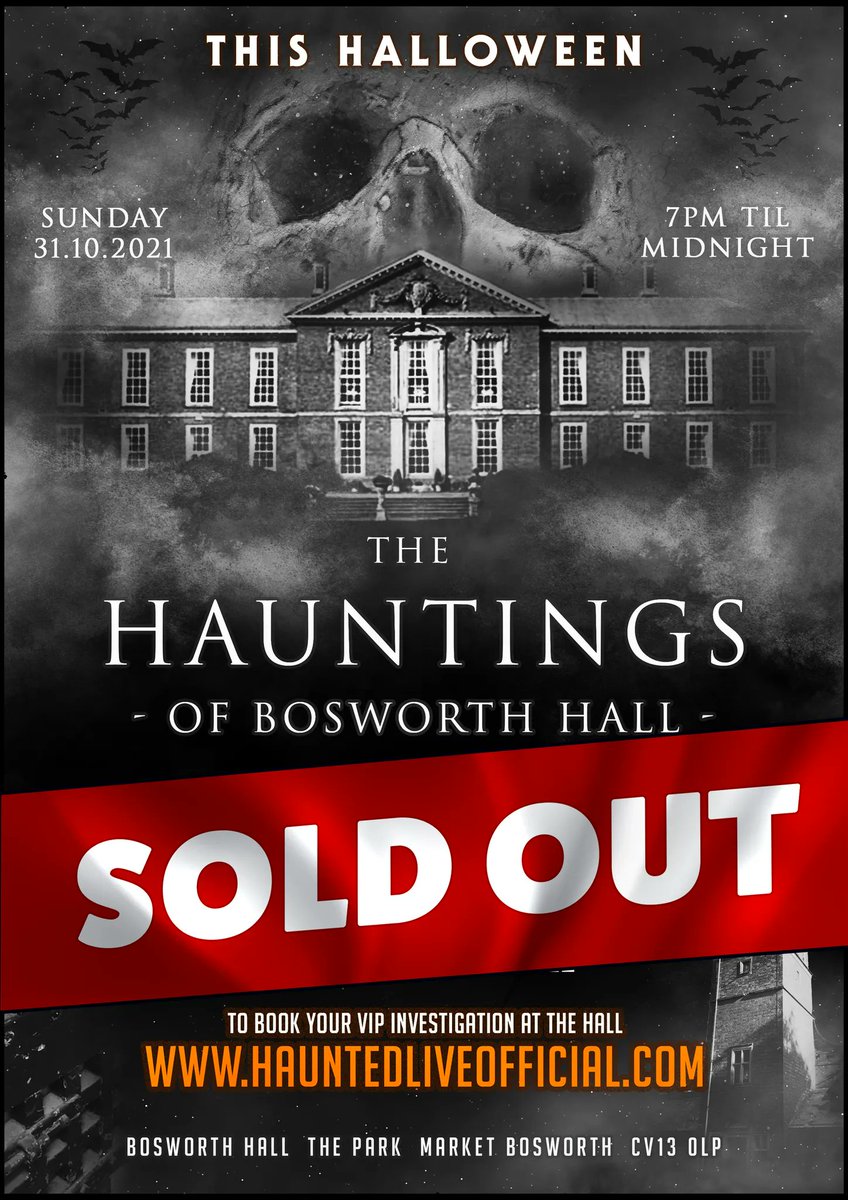 thehauntedguy's tweet image. #ICYMI
I still cannot believe just how quickly our #BosworthHall #halloween event sold out. Cannot wait! 
#hauntedlive