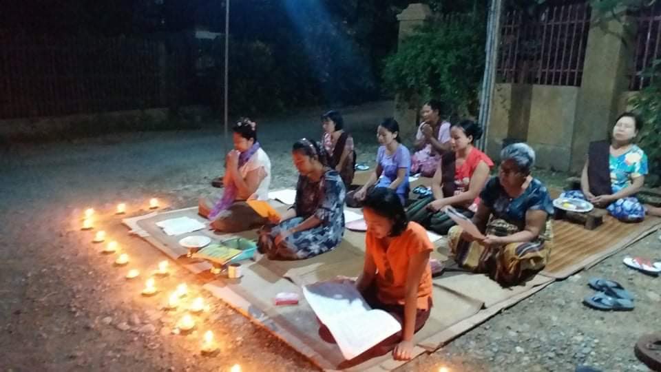 Pray for #Myanmar “Prayer Strike” from #Wuntho Tsp #Sagaing Region (147th day) #MilkTeaAlliance #July5Coup #WhatsHappeningInMyanmar