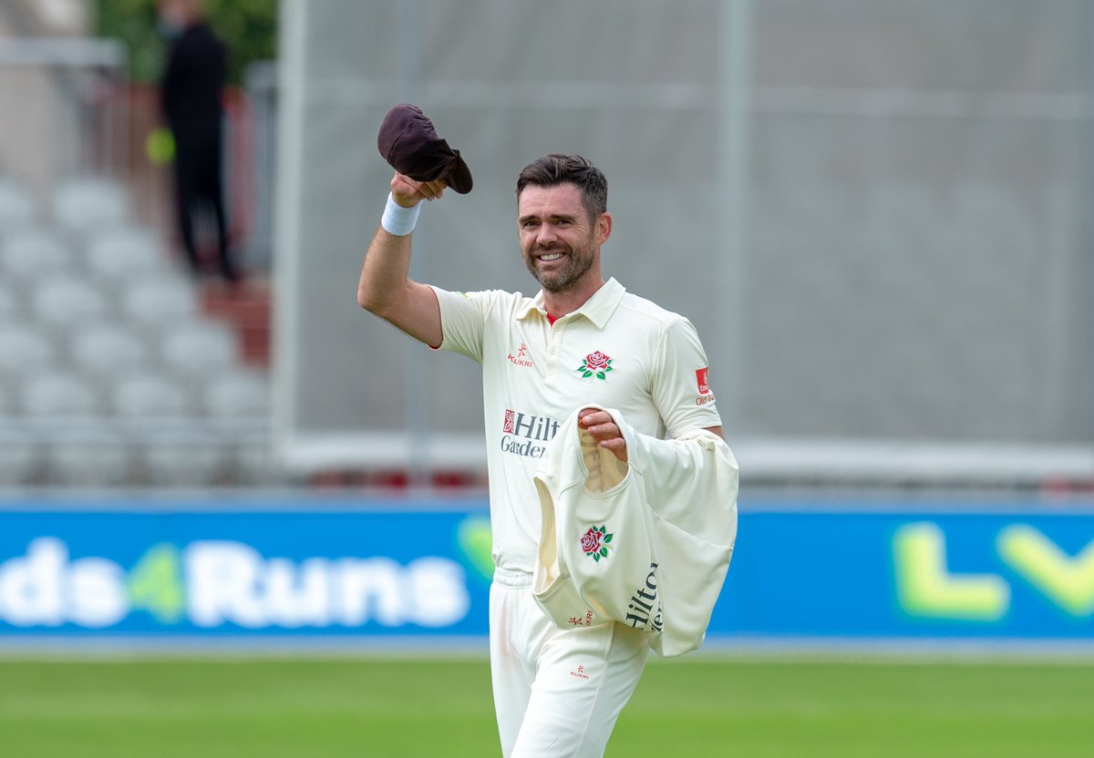 Lancashire Cricket Men (@lancscricket) on Twitter photo .<a href="/jimmy9/">James Anderson</a> gets another ovation as he ends his spell at-appropriately-the James Anderson End with his best Lancashire bowling figures to date of 10-5-19-7. <a href="/KentCricket/">Kent Cricket</a> are 49-8 stevens 18* Logan 2* #LANvKEN .<a href="/jimmy9/">James Anderson</a> gets another ovation as he ends his spell at-appropriately-the James Anderson End with his best Lancashire bowling figures to date of 10-5-19-7. <a href="/KentCricket/">Kent Cricket</a> are 49-8 stevens 18* Logan 2* #LANvKEN