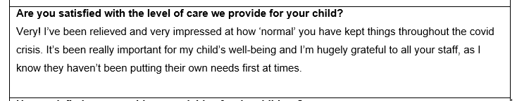 Mr_PaintPots's tweet photo. Lovely testament to the commitment of our team at Portswood on a parent questionnaire this morning. https://t.co/wNfdIkn8Ge