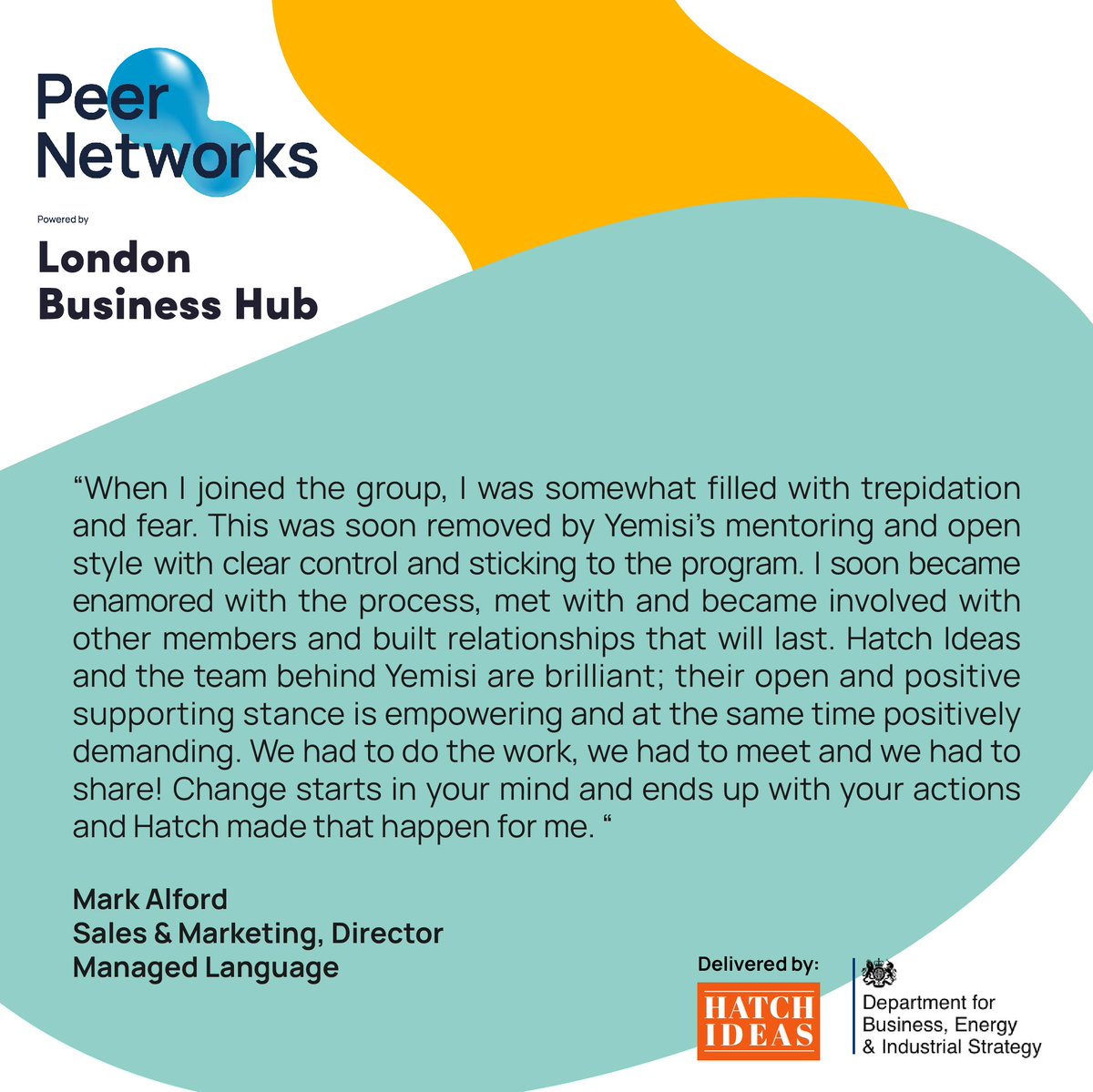 IdeasHatch's tweet image. With a trusted support network, businesses are able to collaboratively work through common issues.
The Peer Networks Programme, creates diverse cohort groups of creative individuals to find solutions.

💫  Register by 13/07/21
hatchideas.co.uk/peer-networks/
@tradegovuk_CI @beisgovuk