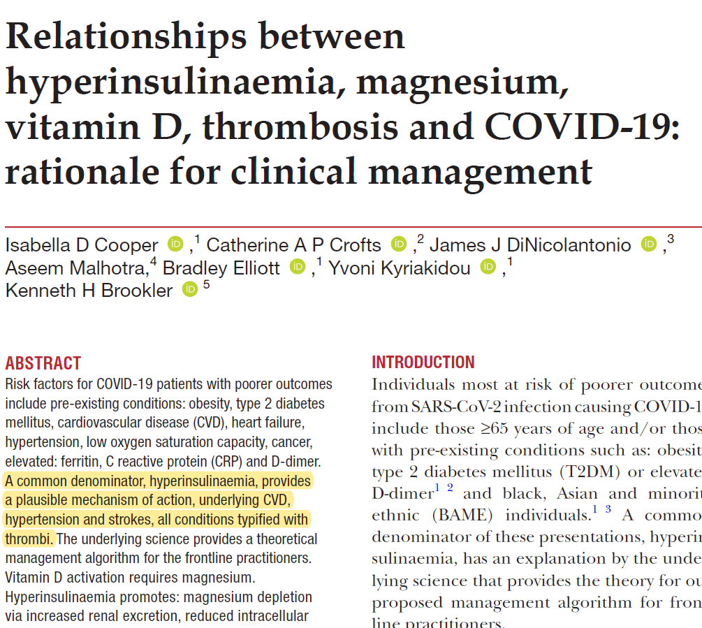 Las muertes por COVID se asocian a hiperglucemia e hiperinsulinemia, ambas son resultado de una ingesta excesiva de alimentos ultraprocesados y bebidas azucaradas, la Dieta Neoliberal, impuesta por los Gobiernos del PRI y del PAN. Te muestro tan sólo cuatro artículos.