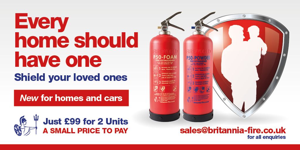 Have you been working from home recently?
Our P50 2ltr Foam is approved safe for use on Class A Carbonaceous, Class B Flammable Liquids and live electrical equipment up to 1000V at a distance of 1m.

It's a small price to pay.

#home #workingfromhome #fireextinguisher