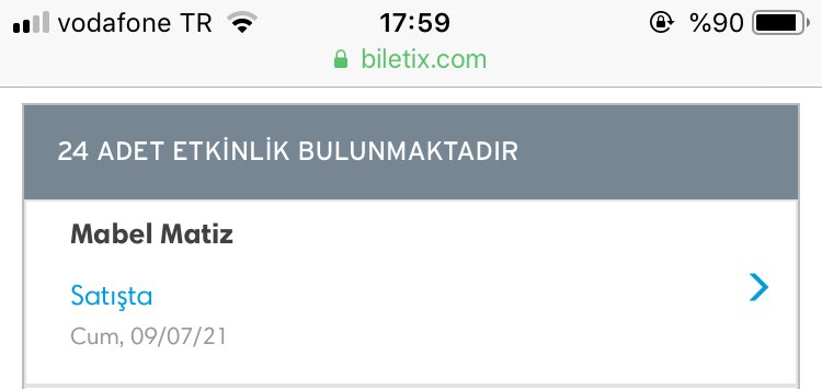 Mabel Matiz konser yapsada gitsek dedim ama ben bu tarihte bodrumda değilim ki😭