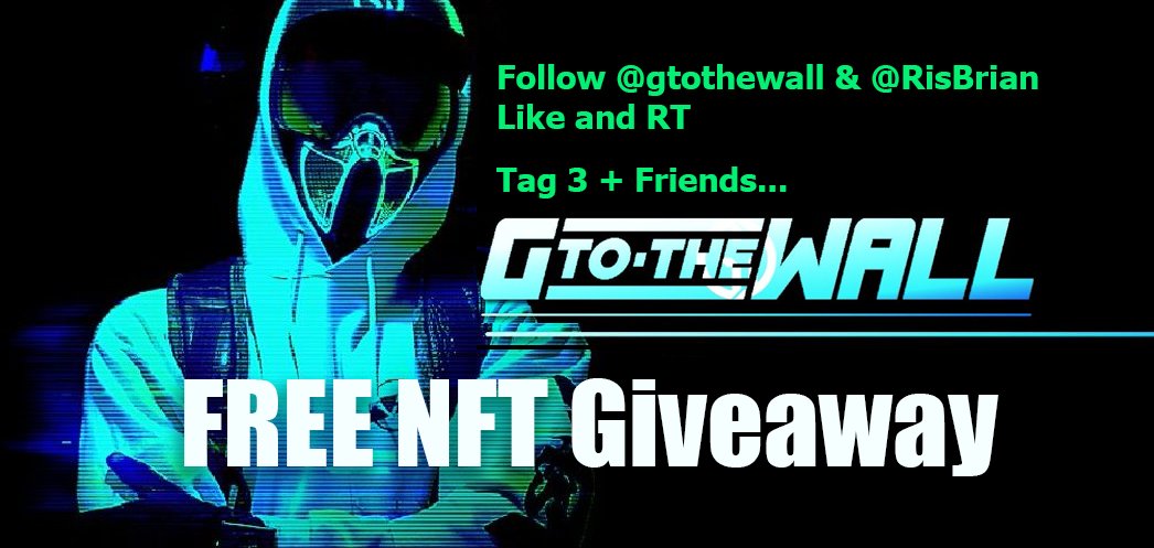 Free #NFT Giveaway 
Follow <a href="/GtotheWALL/">GtotheWALL</a> &amp; <a href="/RisBrian/">Ris ᵍᵐ (Risbrian.eth)</a> 
👍Like and 👉RT

Tag 3+ Friends... #WINNER will be randomly picked Wednesday 8PM - #GoodLuck
#NFTartist #NFTs #nftart #NFTGiveaway #NFTcomunity #NFTcollection #NFTdrop