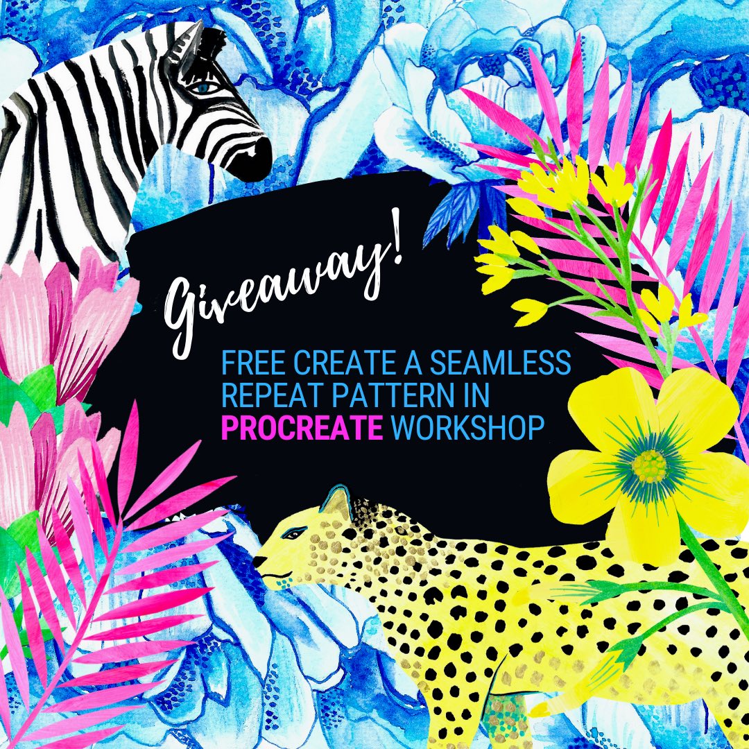 birdagram's tweet image. Subscribe and get a free access link to this fab Procreate creative class: mailchi.mp/3d5f119e7a28/p… #skillshare #skillshareclass #skillshareteacher #procreate #procreateart #learnprocreate #surfacepatterndesign