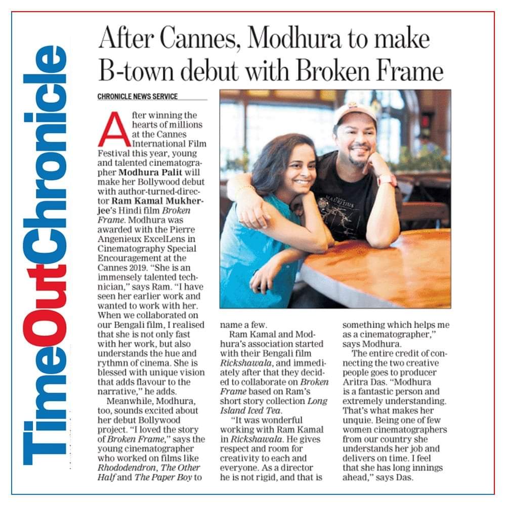 Ramkamal's tweet photo. Happy Birthday to you @itsmodhura 👍❣🥂🎂 #BrokenFrame streaming soon on @biiggbangmedia https://t.co/lE7zMSf6I8