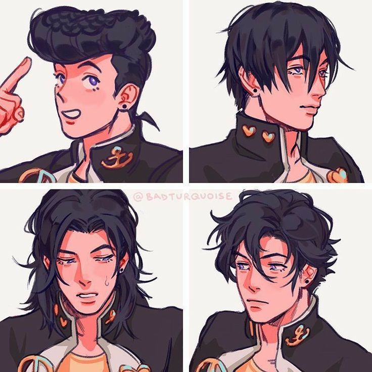 josuke_supp's tweet photo. which haircut fits me better? i think i look cool wearing any of it! so are u btw <333
#support #supportaccount #jjba #jojo #supportacc https://t.co/syXPAxP1BF