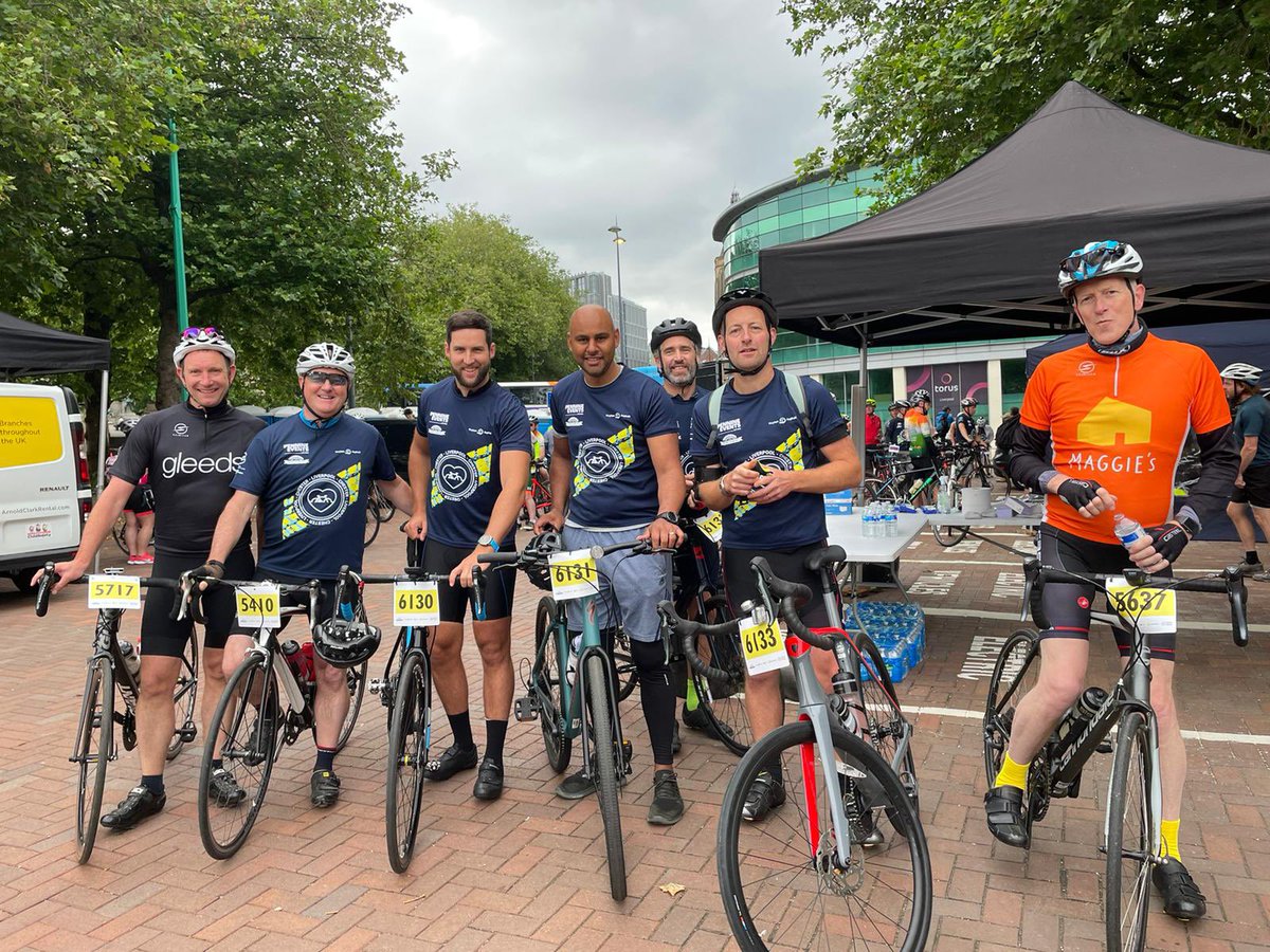 Well done to the @Tilbury_douglas team for completing the @LCLBikeRide raising funds for local charities @maggiesmanc @SONHStrust @Anaphylaxiscoms.
There are some sore legs in the office today! 🚴‍♀️🚴‍♂️🚴