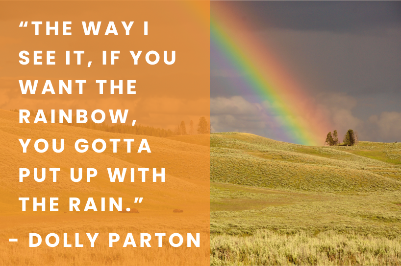 Look for the rainbow this week. 🌈 #AfterTheRain #LookForTheRainbow #MondayMotivation