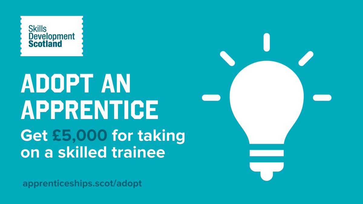 skillsdevscot's tweet image. To support employers cope with the lasting effects of the pandemic, ⭐Adopt an Apprentice⭐ will help recruit an apprentice to complete their training, with 💷£5k of funding. fal.cn/3gyjU #Apprenticeships #FundingHelp @scotgoveconomy