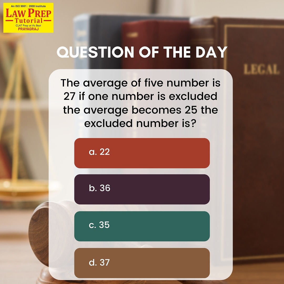 panacealearn's tweet image. #test_yourself

Question of the day!!

Share your answers in the comments below 

.
.
.
#lawpreptutorialprayagraj #questionoftheday #lawprep #clatcoaching #clatonlinecoaching #clatclasses #clat #clat2022 #clat2022preparation #clatcoaching #lptcrashcourse #clat2023preparation