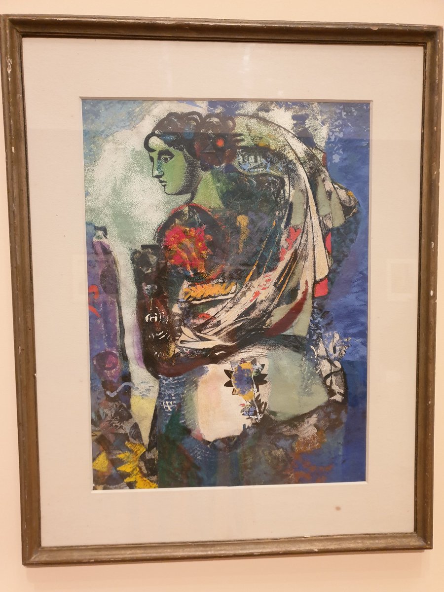 CuratorWithout's tweet photo. Sharing an Eileen Agar #MuseumBum after my @_TheWhitechapel visit to see #AngelOfAnarchy. The panel states that Demeter "mischievously lifts her drape to reveal her bottom, adorned with flowers." Here's to Harvest Fesse-tival... (are French bum puns allowed @museumbums?) https://t.co/iVJeCztBXd