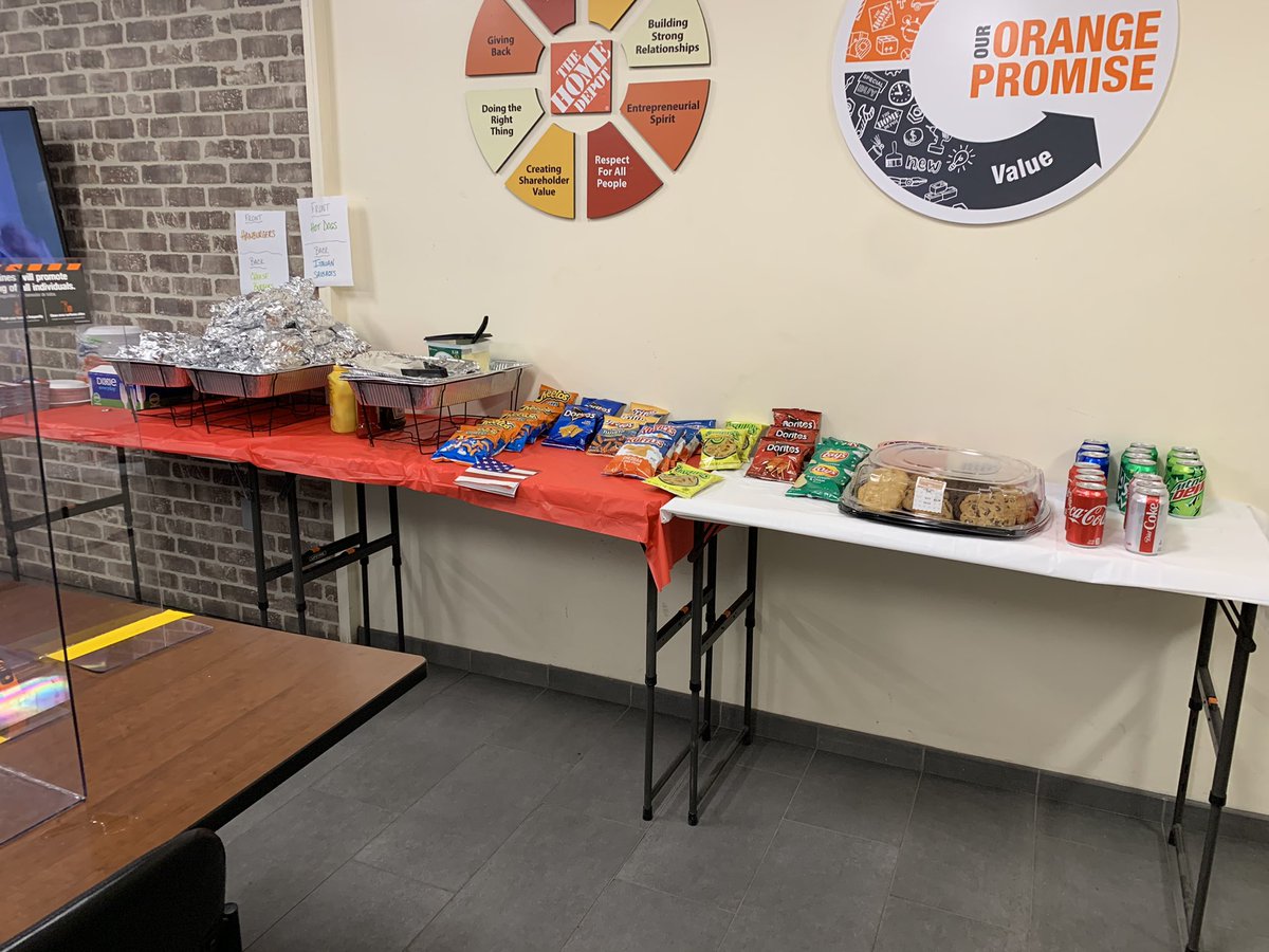 BryanW2582's tweet photo. Team 2582’s 4th of July celebration ���🇸🇺🇸🇺🇸. The associates really appreciated and enjoyed it. Thank you team for all you do every day !!!!! https://t.co/eMC3TwAiNB
