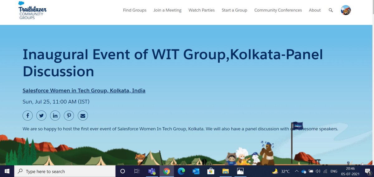 We're all set to rock n roll with our Inaugural event with all the wonderful Women who are excelling in Tech😃
We also have certification vouchers and awesome swags to give away!
Don't forget to RSVP here: trailblazercommunitygroups.com/events/details…
#witkolkata #TrailblazerCommunity