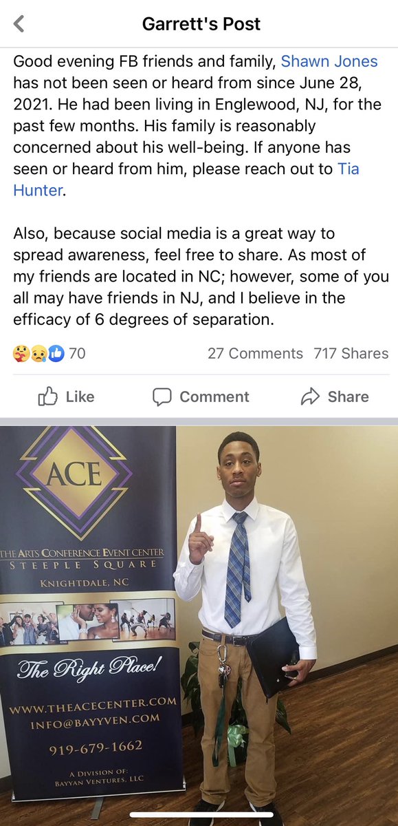 ForeignMadeBae's tweet photo. SHAWN IS MISSING! Last seen in Englewood, NJ on June 28th.  PLEASE HELP!! 
#FINDSHAWN https://t.co/mk4DD7pJzM
