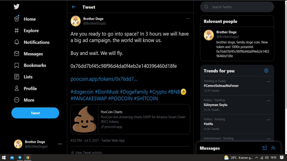 BrotherDoge2's tweet photo. @ChetAndrewGrant @BotOfDogecoin https://t.co/nY0K7a0ObG

COME AND LOOK ME DUDE!! https://t.co/uLoCuJhNn3