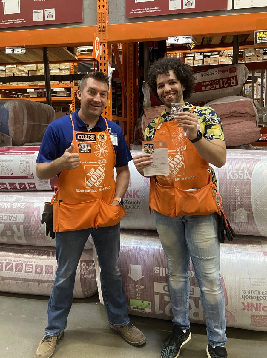 D28 Sup Will was awarded a HOMER and an RVP coin for his commitment to the GSR project at the 4017Machine. Well deserved Will- we appreciate your dedication to the Project. 🤩🏆👊🏻🤘🏻✅@ShannonLFlynn3 @THDangelina4017 @AngieJHen @WillHoffTHD @LASTHD4017 @blkubes @BlankenshipSB
